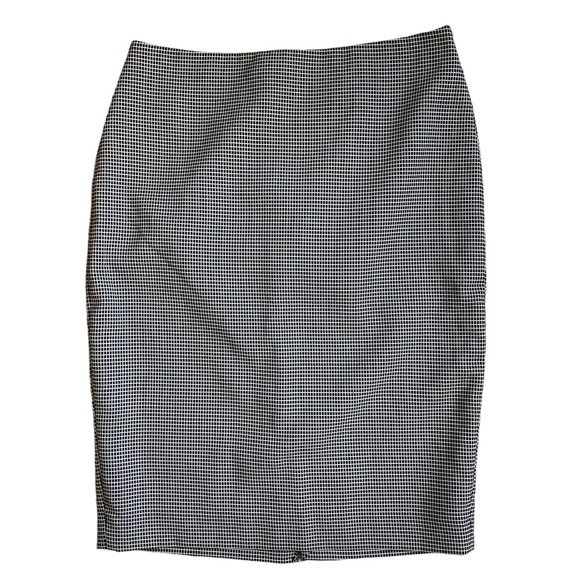 The Limited Pencil Skirt Black White Geometric Size 4 - Picture 1 of 6
